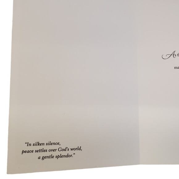 Vintage Hallmark Christmas Cards Blue Christmas Tree Sparkles Diana Manning - Picture 4 of 11